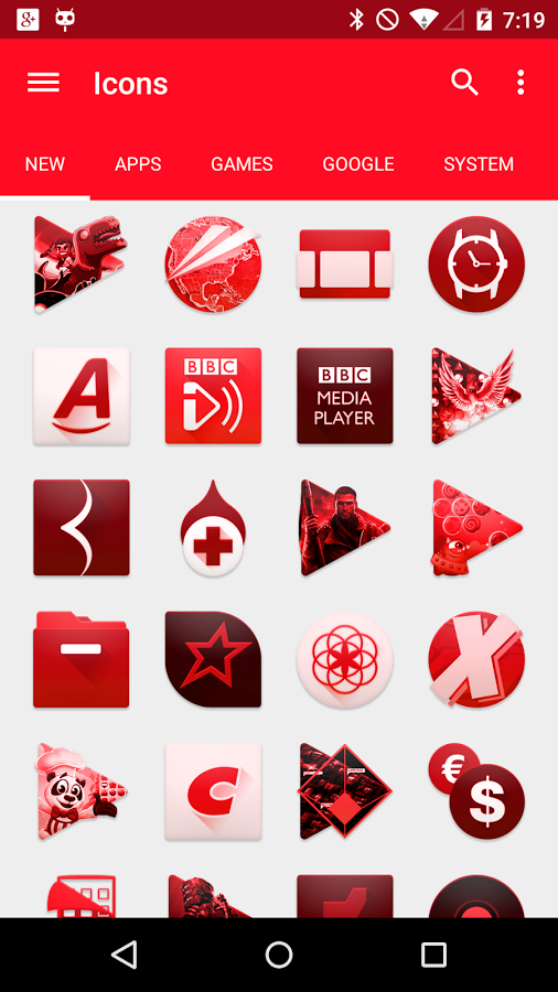 RED - Icon Pack