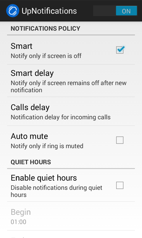 UpNotifications for UP24