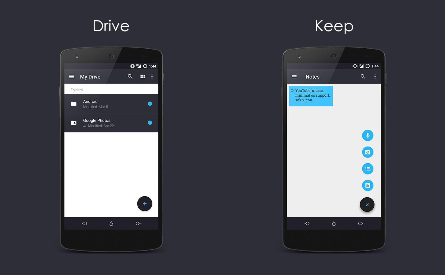 Vapor Blue - CM12 Theme