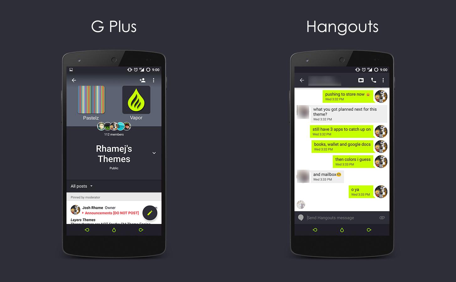Vapor Lime - CM12 Theme