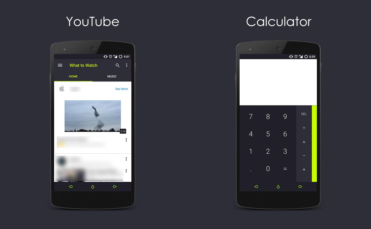 Vapor Lime - CM12 Theme