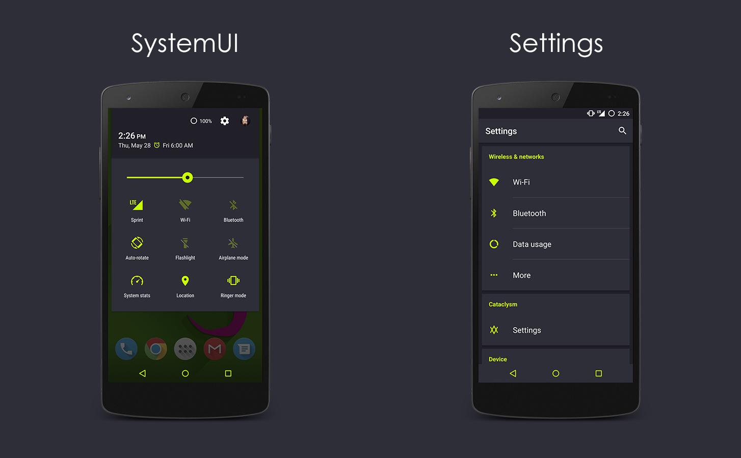 Vapor Lime - Layers Theme