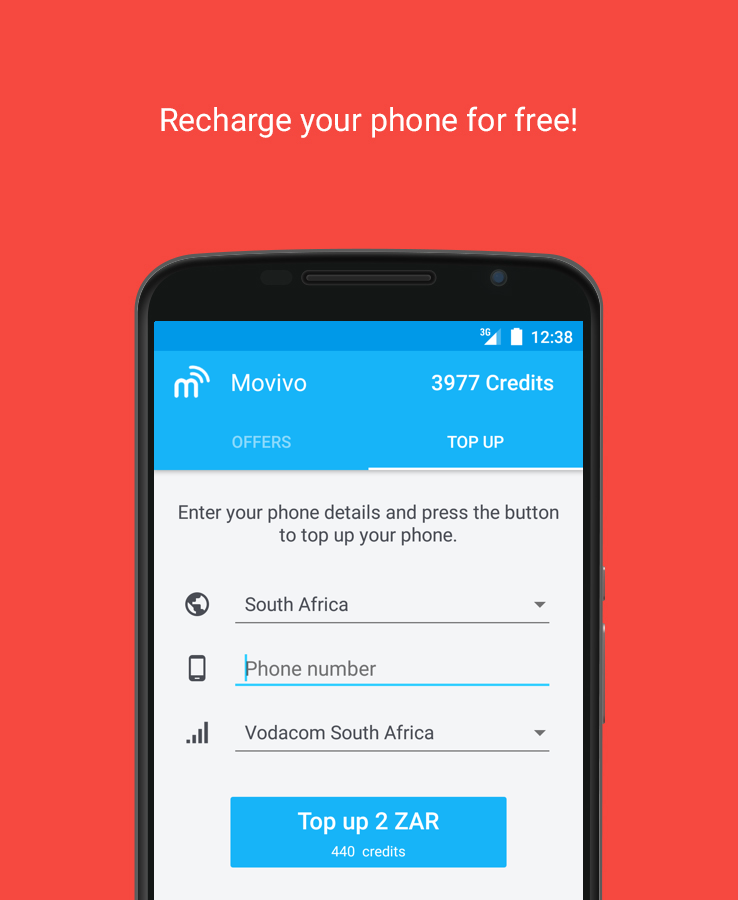 Movivo - free topup & recharge