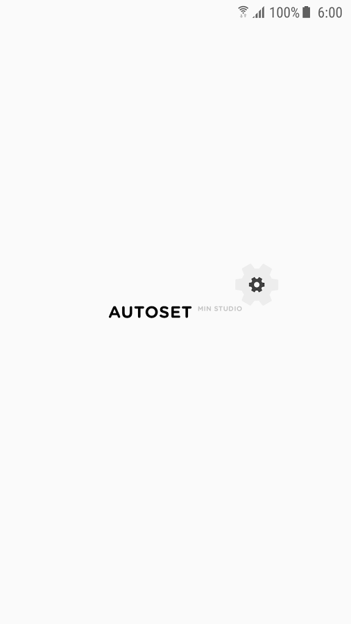 AUTOSET(Change auto settings)