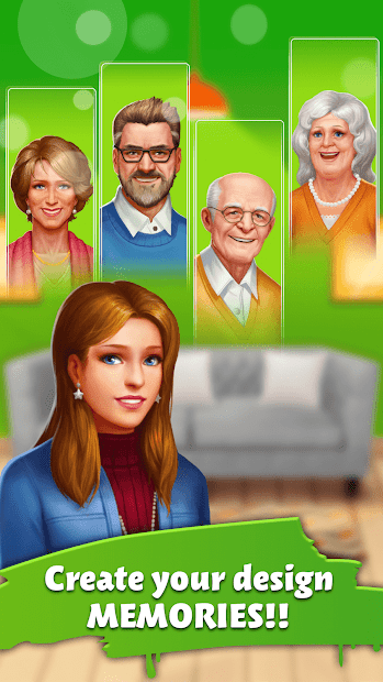 Home Memory: Word Cross & Dream Home Design Game(Mod Mon