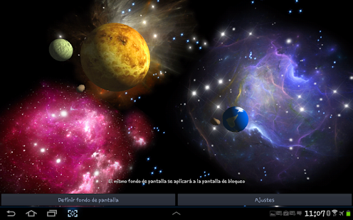 3D Space Live Wallpaper Full