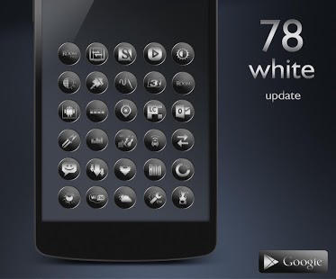 78white icons - Nova Apex Holo