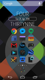 Black Moonshine Launcher Theme