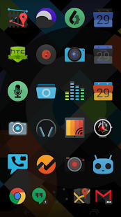 Black Moonshine Launcher Theme