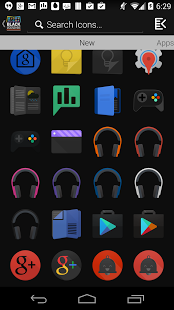 Black Moonshine Launcher Theme