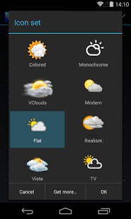 Chronus: Flat Weather Icons