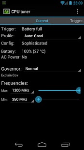 CPU tuner (Rooted phones)