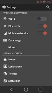 FLATRED CM11/PA THEME CHOOSER