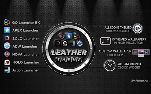 Leather GO APEX NOVA ADW Theme