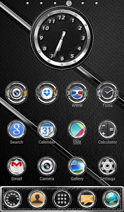 Leather GO APEX NOVA ADW Theme