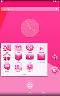 Pink KitKat Launcher Theme