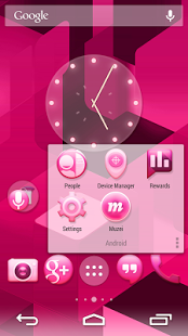 Pink KitKat Launcher Theme