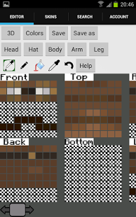 Skin editor 3D for Minecraft