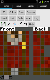 Skin editor 3D for Minecraft