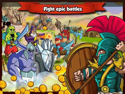 Spartan defense: War at castle (Mod Money)