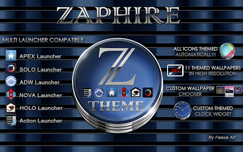 Zaphire HD APEX NOVA ADW Theme