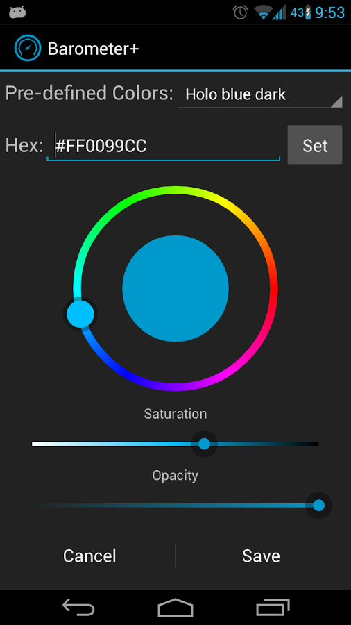 Barometer Altimeter DashClock