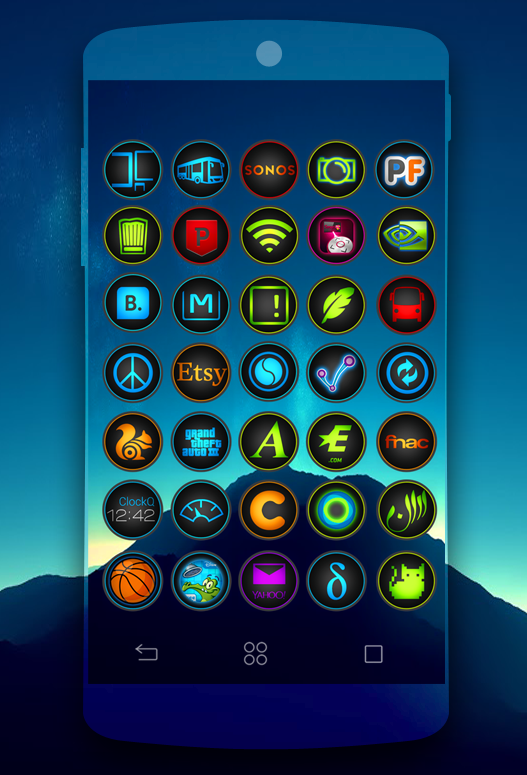 Blue Light Icon Pack