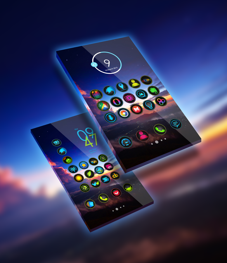 Blue Light Icon Pack