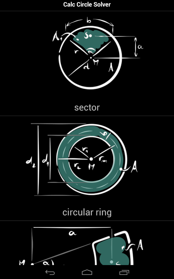 Calc Circle Solver Pro