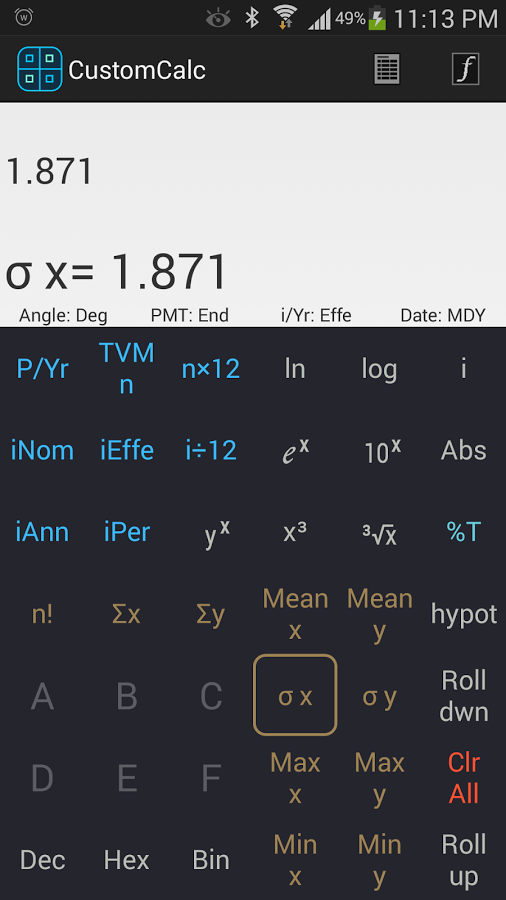 CustomCalc Pro Scientific Calc