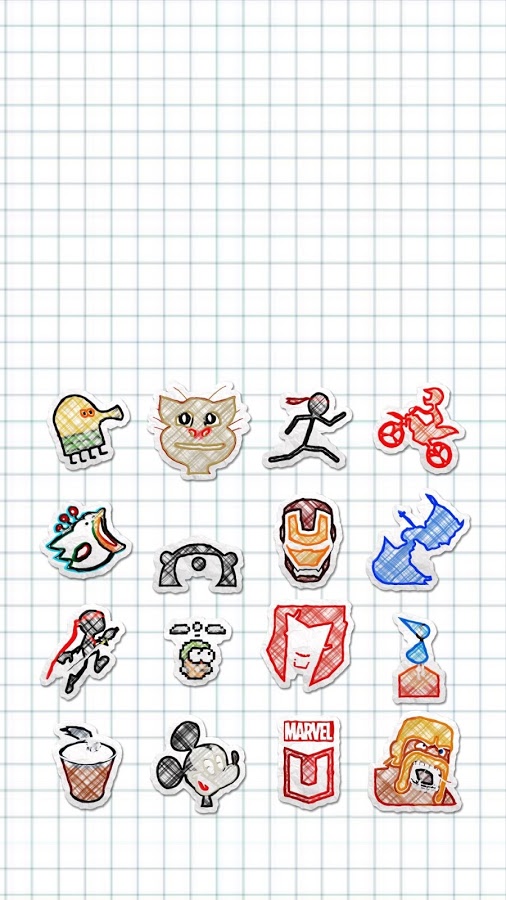 Doodle Draw Icon Pack