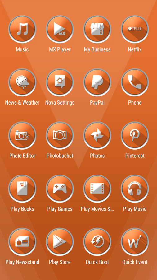 Enyo Orange - Icon Pack
