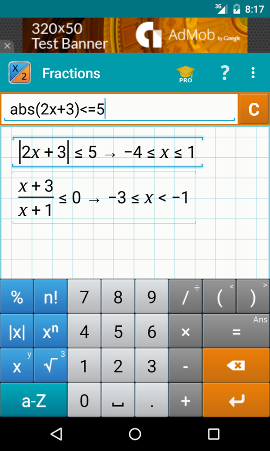 Fraction Calculator by Mathlab