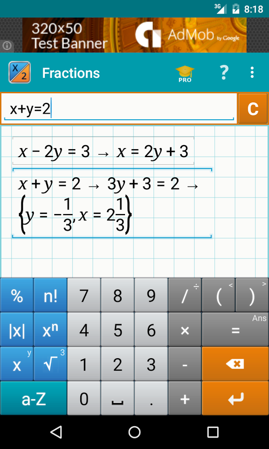 Fraction Calculator by Mathlab