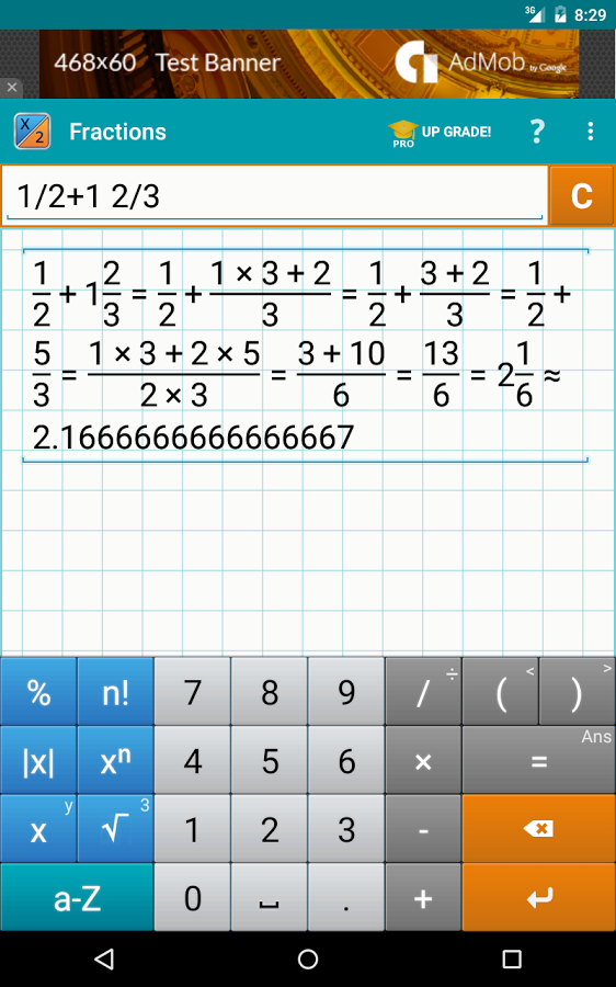 Fraction Calculator by Mathlab