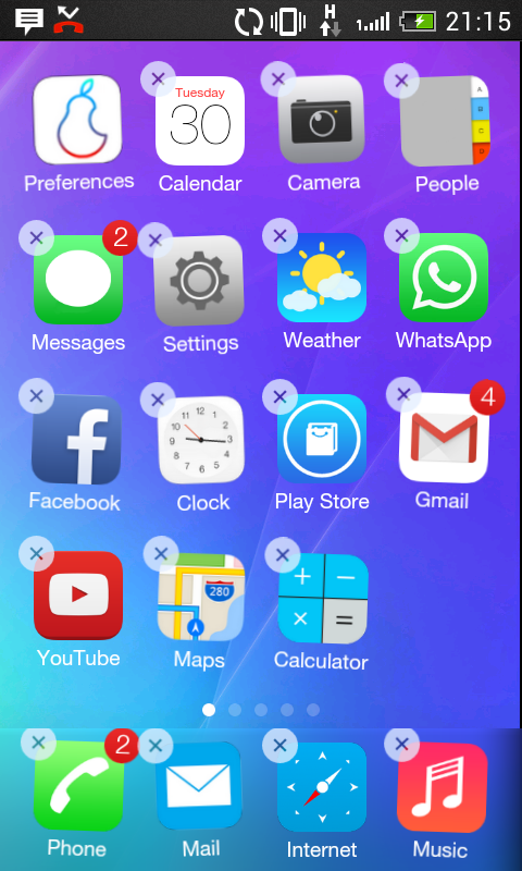 iPear HD iOS Launcher