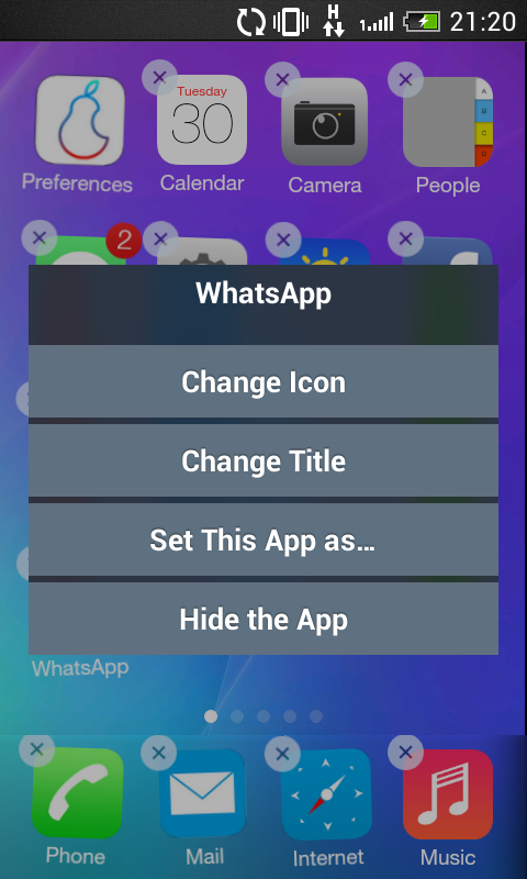 iPear HD iOS Launcher