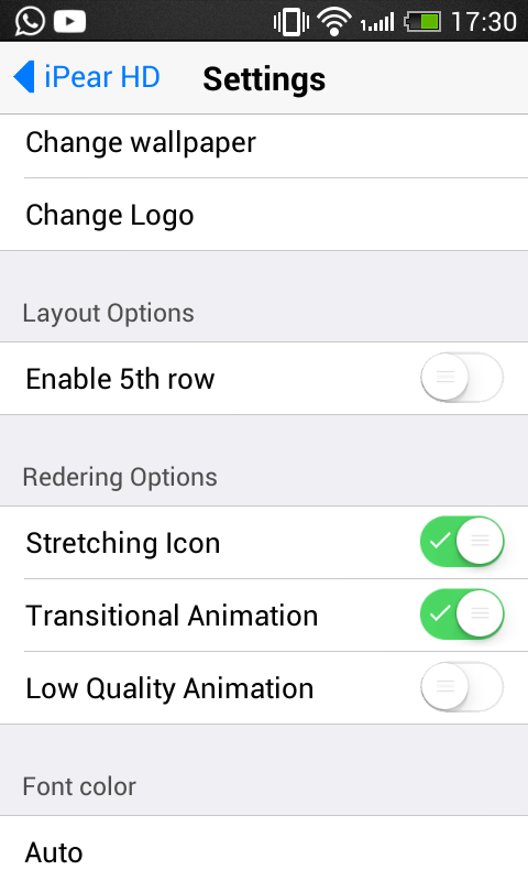 iPear HD iOS Launcher