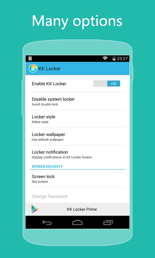 KK Locker (Android L Lollipop)