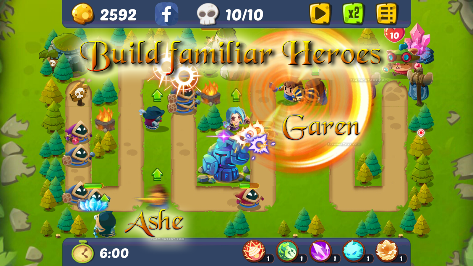 League of Hero Defenders (Mod Coins/Skills/Ad-Free)