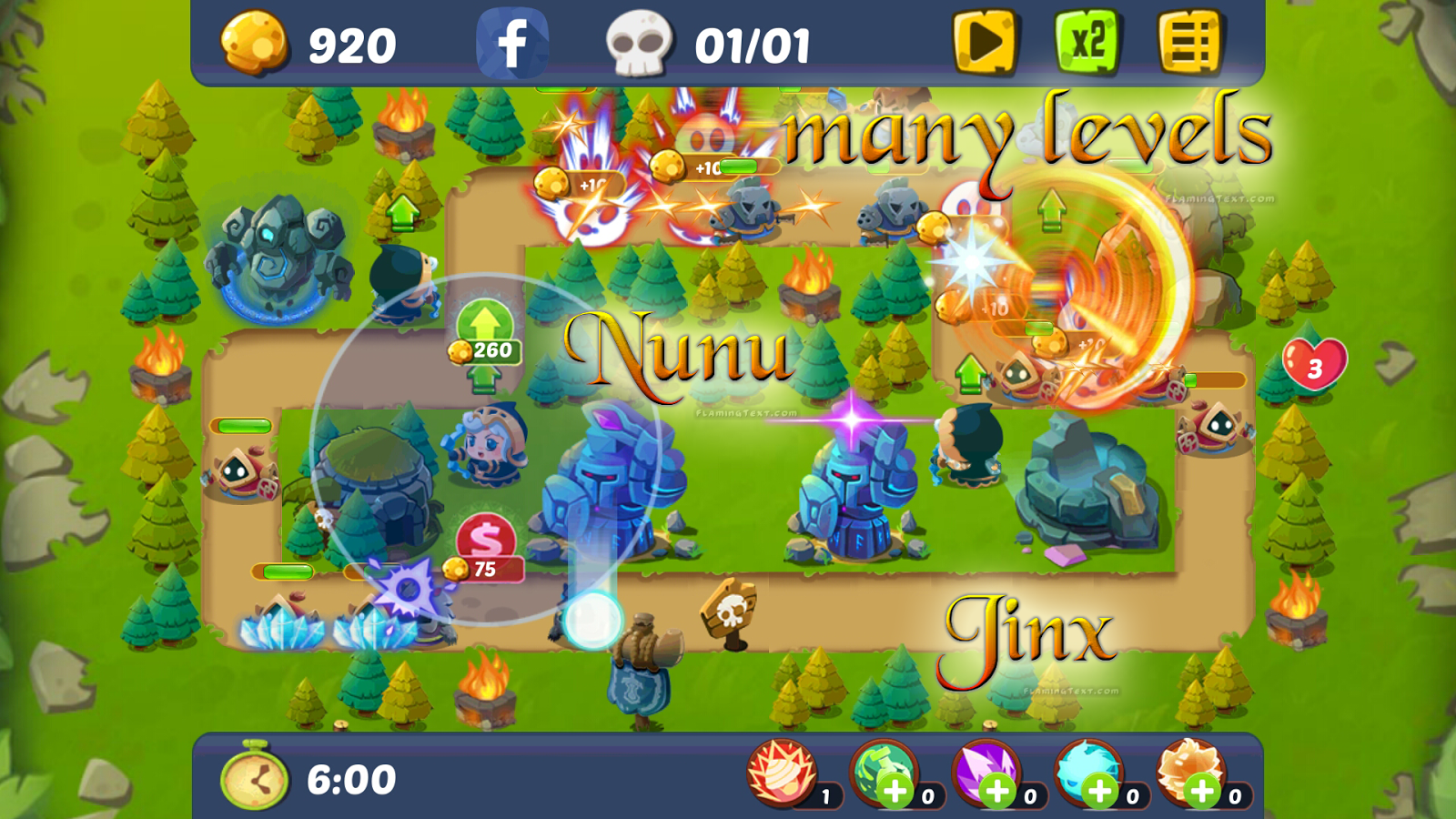 League of Hero Defenders (Mod Coins/Skills/Ad-Free)