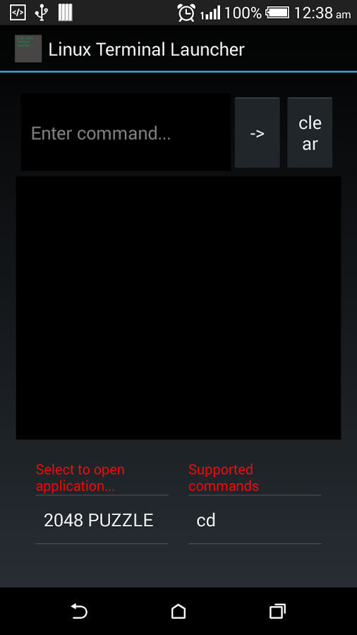 Linux Terminal Launcher