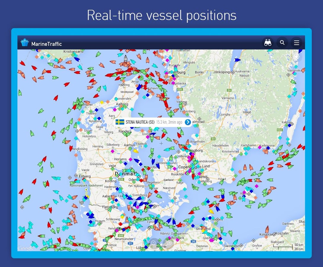 MarineTraffic ship positions