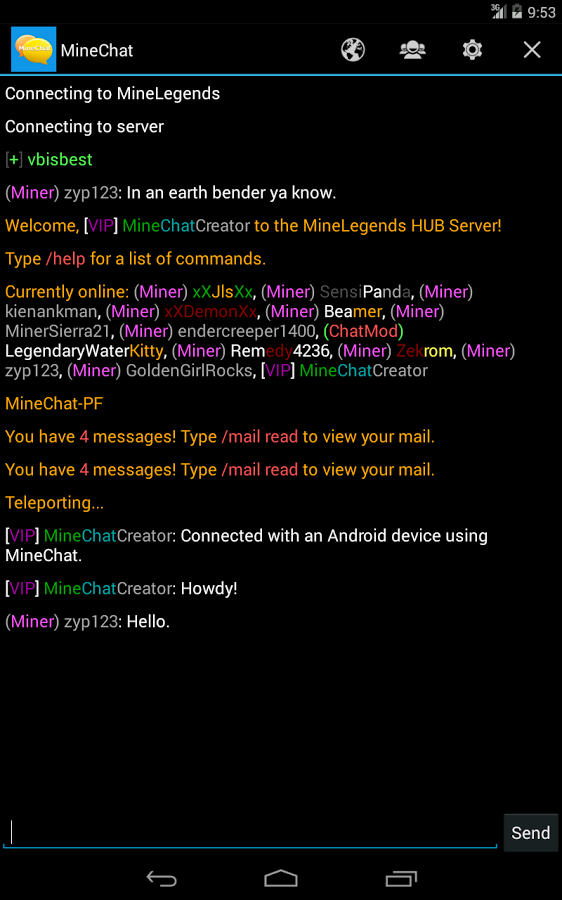 MineChat