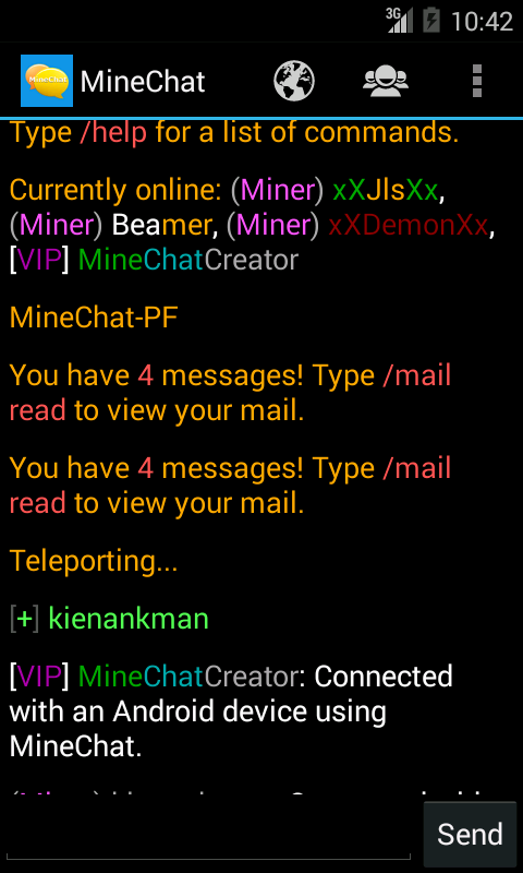 MineChat