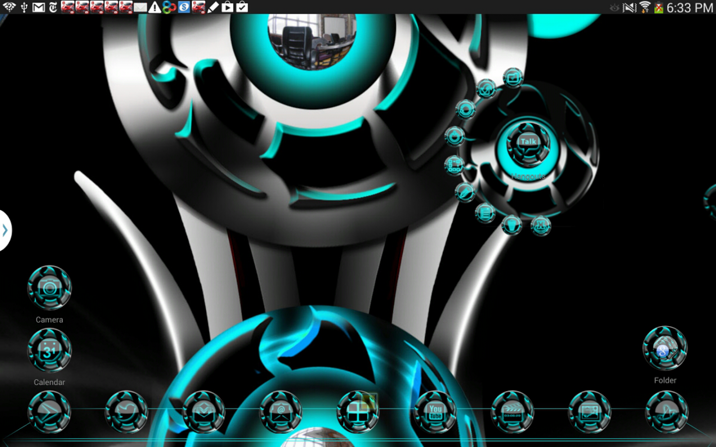 Next Launcher theme Twister C