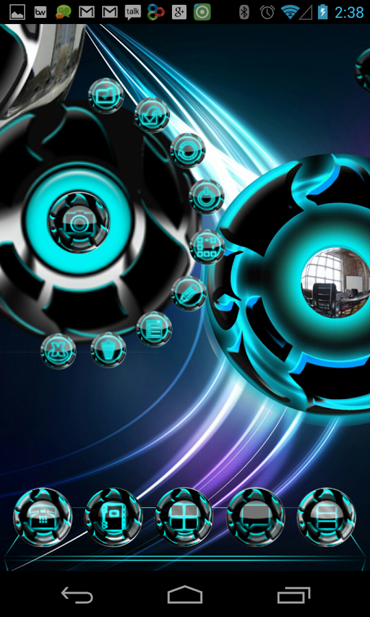 Next Launcher theme Twister C