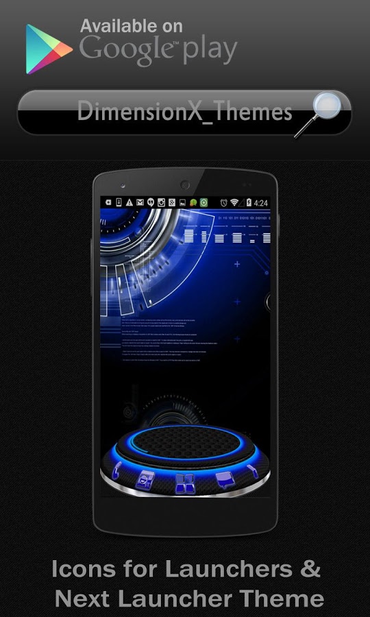 Next Launcher theme Twister C