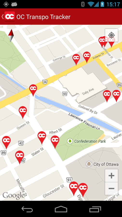 OC Transpo Tracker