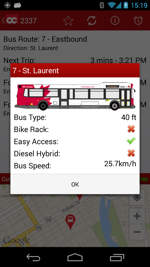 OC Transpo Tracker